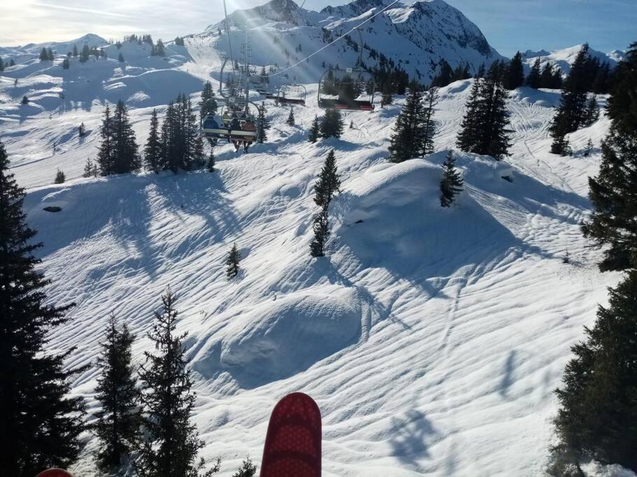 L'Appartement Les Bossons En Lisiere De Foret Dans Le Chalet Genepi Arêches المظهر الخارجي الصورة
